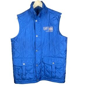 Star Wars Millennium Falcon YT-1300 Vest Quilted Blue Medium Mens